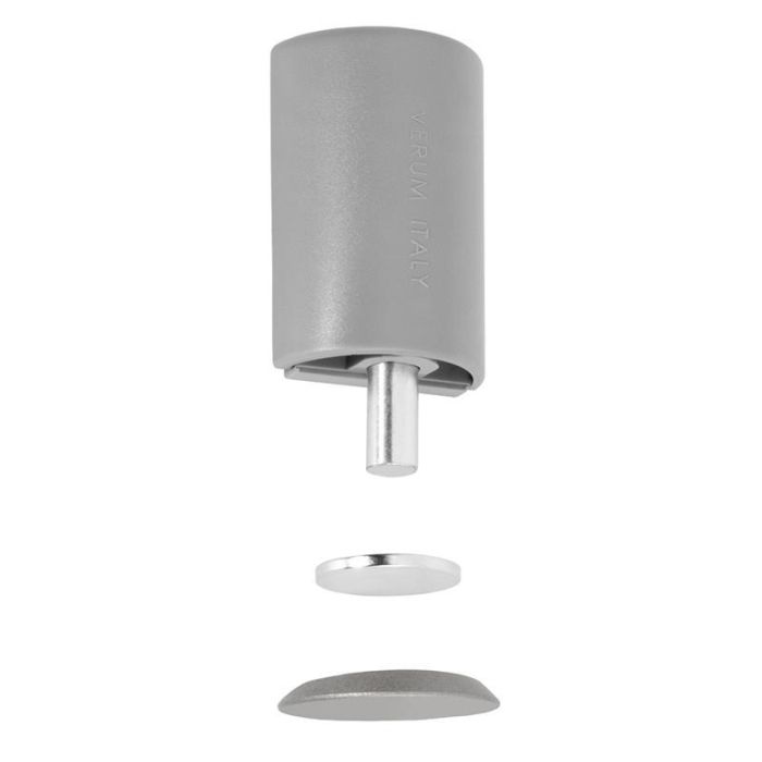 Nuda Stoppino-X Tope de Puerta para Sobreponer de Plástico Protector, Forma Semicircular, Acabados Blanco, Negro y Gris Metal 0 Nuda Stoppino-X Tope de Puerta para Sobreponer de Plástico Protector, Forma Semicircular, Acabados Blanco, Negro y Gris Metal 0