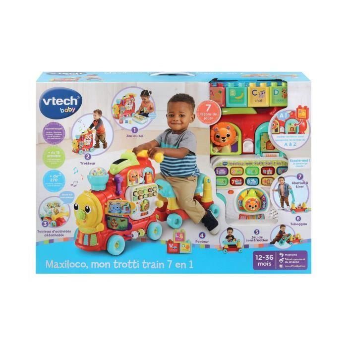 VTECH BABY Maxiloco Mon Trotti Tren 7 en 1 2