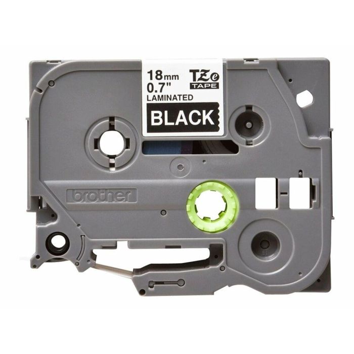Cinta Laminada para Rotuladoras Brother TZE345 Blanco/Negro 18mm 3 Cinta Laminada para Rotuladoras Brother TZE345 Blanco/Negro 18mm 3