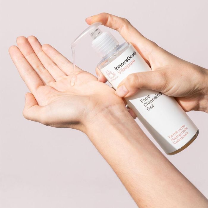 Gel Limpiador Facial Kombucha Vibepure InnovaGoods 200 ml 5 Gel Limpiador Facial Kombucha Vibepure InnovaGoods 200 ml 5