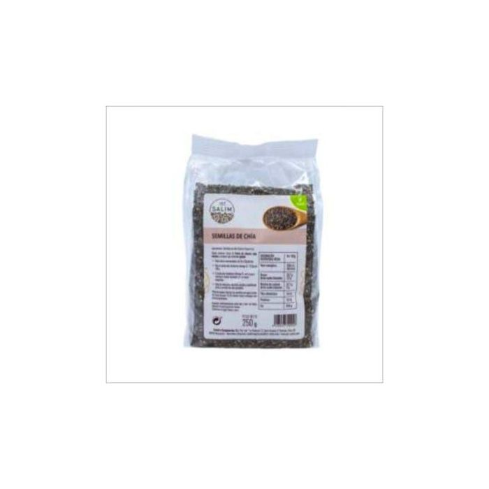 INT SALIM Semillas de Chía 250g 100% Salvia Hispánica, Alto contenido en fibra y Omega 3