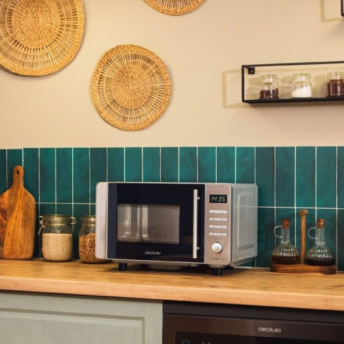 Microondas Cecotec Proclean 5010 Plateado 1150 W 20 L 2 Microondas Cecotec Proclean 5010 Plateado 1150 W 20 L 2