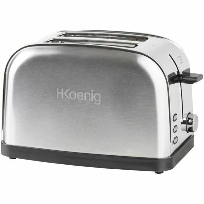 Hkoenig TOS7 Tostadora de dos rebanadas 850 W Acero inoxidable