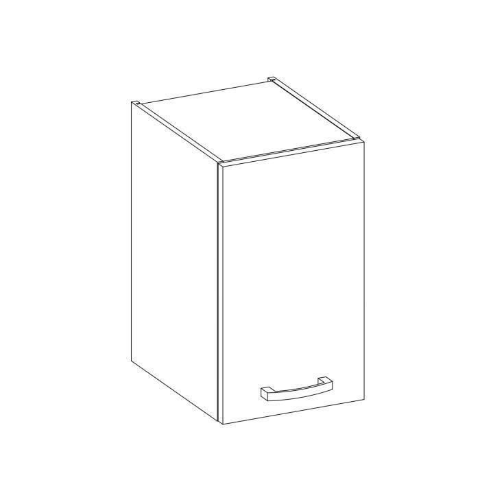 Mueble alto con 1 puerta batiente - Decoración roble Sonoma - An. 40 x Pr. 31,6 x 72 cm - LASSEN 1 Mueble alto con 1 puerta batiente - Decoración roble Sonoma - An. 40 x Pr. 31,6 x 72 cm - LASSEN 1