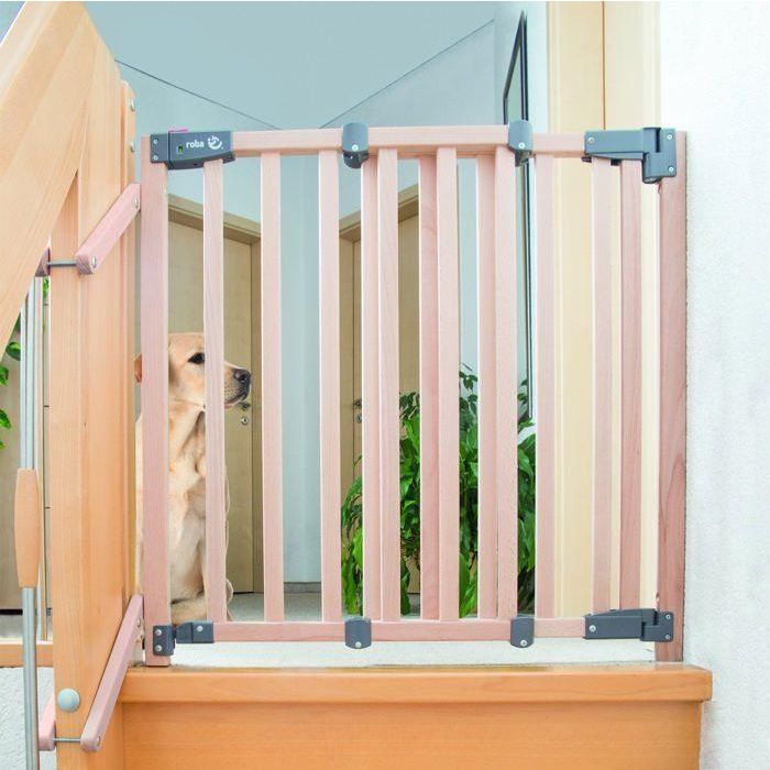Barrera de seguridad para bebés para escaleras Safety Up - ROBA - Ancho de 93,5 a 120,5 cm 1 Barrera de seguridad para bebés para escaleras Safety Up - ROBA - Ancho de 93,5 a 120,5 cm 1