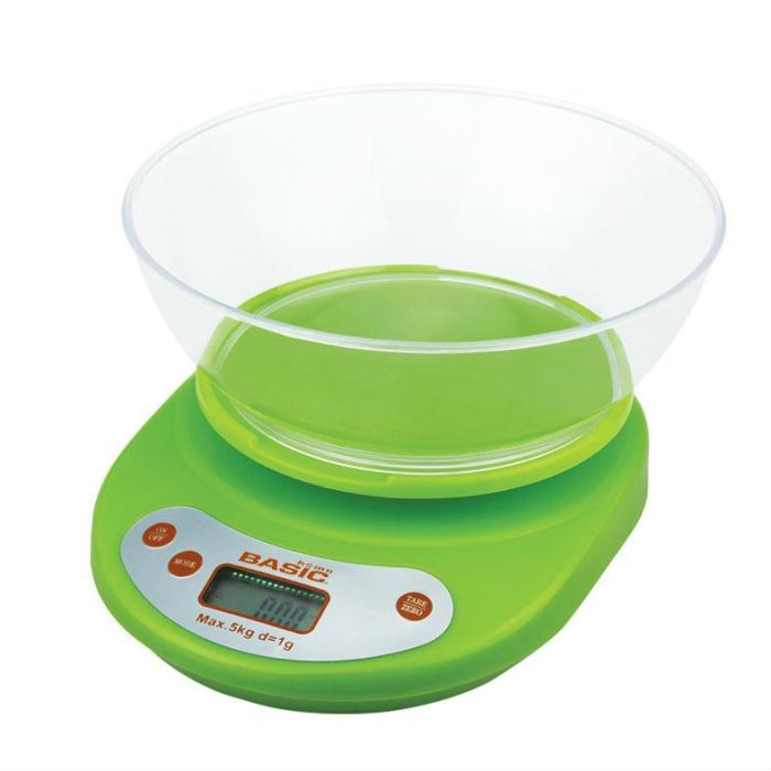 Báscula de Cocina Digital Basic Home 5 kg con Bol (6 Unidades) 7 Báscula de Cocina Digital Basic Home 5 kg con Bol (6 Unidades) 7
