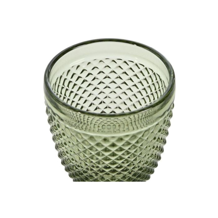 DKD Home Decor Copa de Cristal Verde 240ml con Acabado Grabado Diamond Garbo - Juego de 6 Apta Lavavajillas y Microondas 2 DKD Home Decor Copa de Cristal Verde 240ml con Acabado Grabado Diamond Garbo - Juego de 6 Apta Lavavajillas y Microondas 2