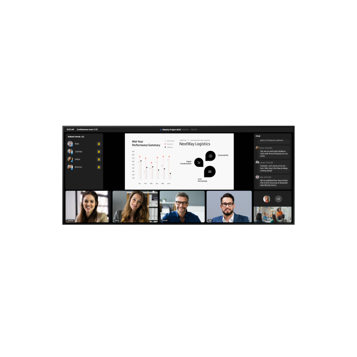 Samsung LH105QPD5BGXEN pantalla de señalización 2,67 m (105") Wifi 500 cd / m² 5K Ultra HD Negro Tizen 7.0 24/7 Samsung LH105QPD5BGXEN pantalla de señalización 2,67 m (105") Wifi 500 cd / m² 5K Ultra HD Negro Tizen 7.0 24/7