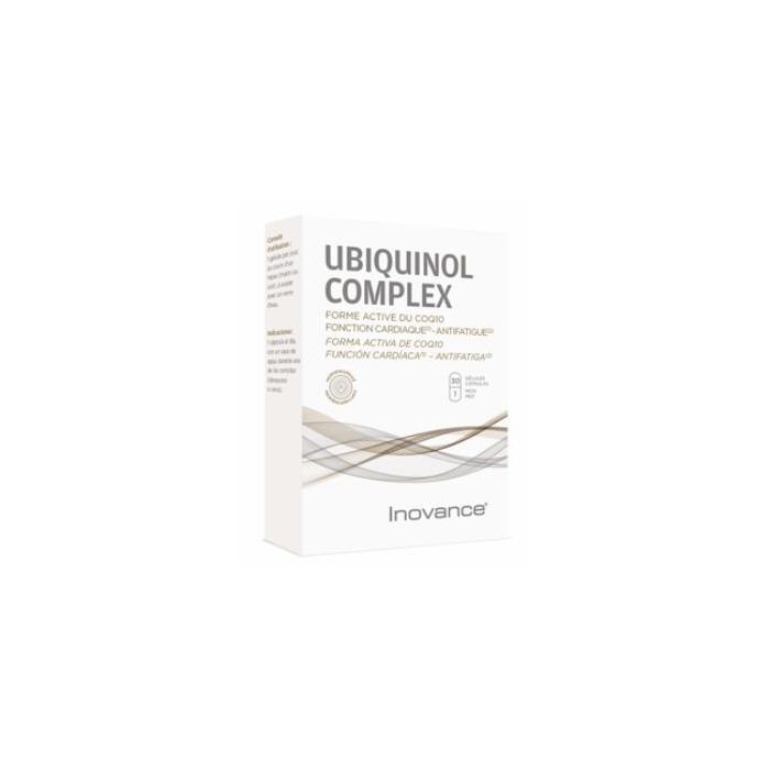 INOVANCE Ubiquinol Complex 30Cap. para Salud Cardiovascular, Energía y Antioxidante con Vitaminas C, E, B3, B1