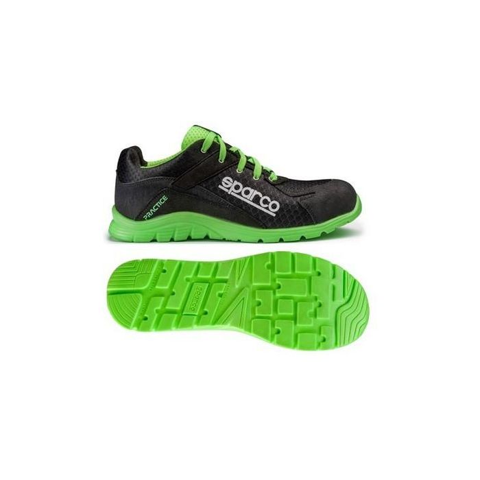Zapatillas Sparco Practice Keke Talla 42 Negro-Verde S1P Src S0751742NRVF Zapatillas Sparco Practice Keke Talla 42 Negro-Verde S1P Src S0751742NRVF