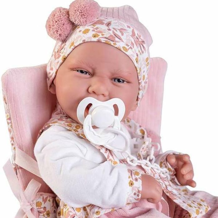 Antonio Juan Muñeca Recién Nacida Carla con Sillita y Cambiador, 42 cm, Cuerpo de Vinilo Sexuado, +3 años 3 Antonio Juan Muñeca Recién Nacida Carla con Sillita y Cambiador, 42 cm, Cuerpo de Vinilo Sexuado, +3 años 3
