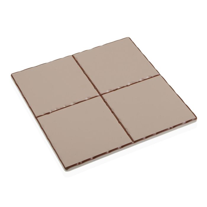 Salvamantel Ceramico Beige Versa (4 Unidades) Salvamantel Ceramico Beige Versa (4 Unidades)