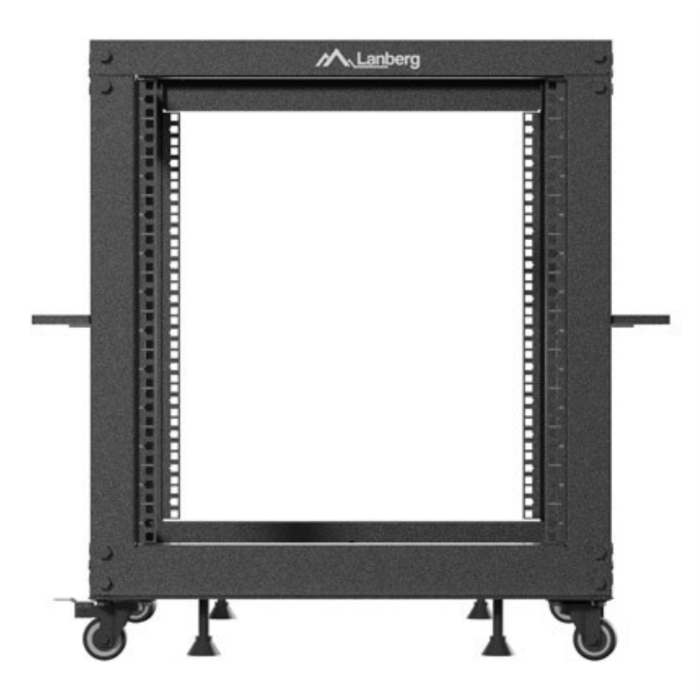 Lanberg OR01-6112-B Armario Rack Independiente 12U Negro, Carga 600 kg, con Ruedas 2 Lanberg OR01-6112-B Armario Rack Independiente 12U Negro, Carga 600 kg, con Ruedas 2