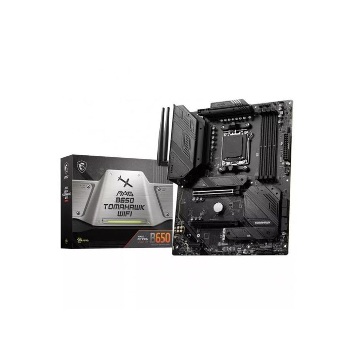 MSI MAG B650 Tomahawk WiFi Placa Base AMD B650 Socket AM5 ATX DDR5 para Ryzen 7000 Series, Wi-Fi 6E, 2.5G Ethernet