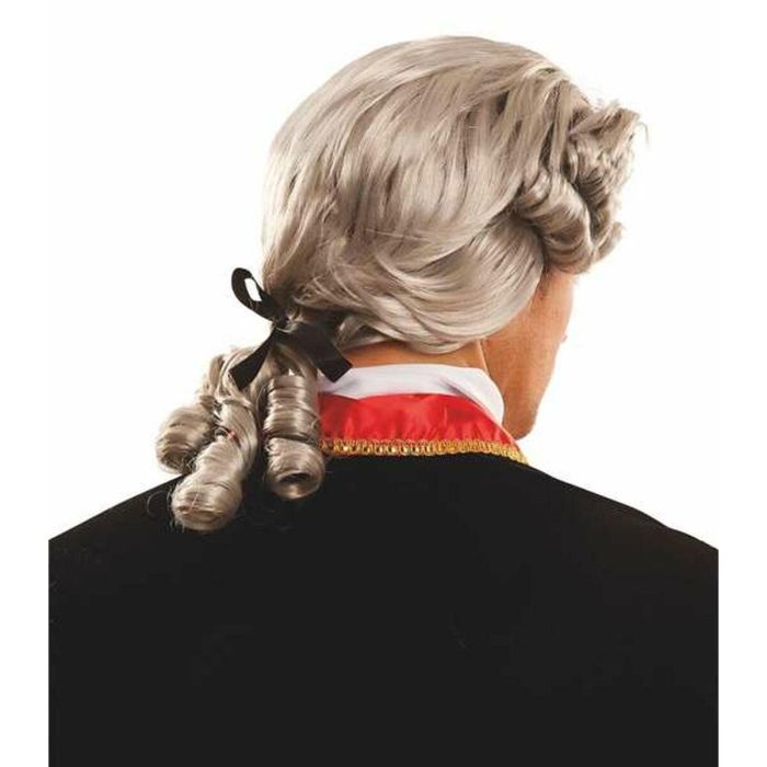 My Other Me Peluca Lord, blanca, talla M, para adulto. Ideal para completar tu disfraz en carnaval o fiestas. 1