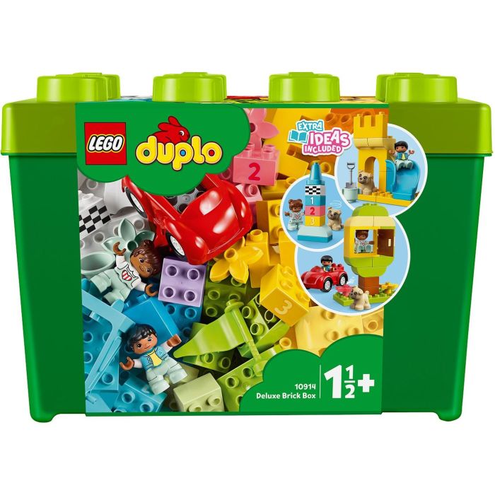 Lego Duplo Caja de Ladrillos Deluxe, Juguete de Construcción Educativo para Bebés +18 Meses, 85 Piezas 0 Lego Duplo Caja de Ladrillos Deluxe, Juguete de Construcción Educativo para Bebés +18 Meses, 85 Piezas 0