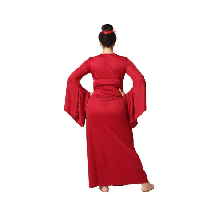 Disfraz Japonesa Geisha Rojo Adulto XXL 2 Disfraz Japonesa Geisha Rojo Adulto XXL 2