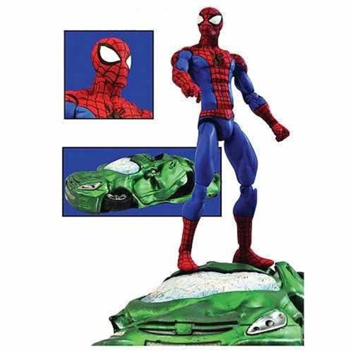 Diamond Select Toys Marvel Select Spiderman Figura Articulada de 18 cm 1 Diamond Select Toys Marvel Select Spiderman Figura Articulada de 18 cm 1