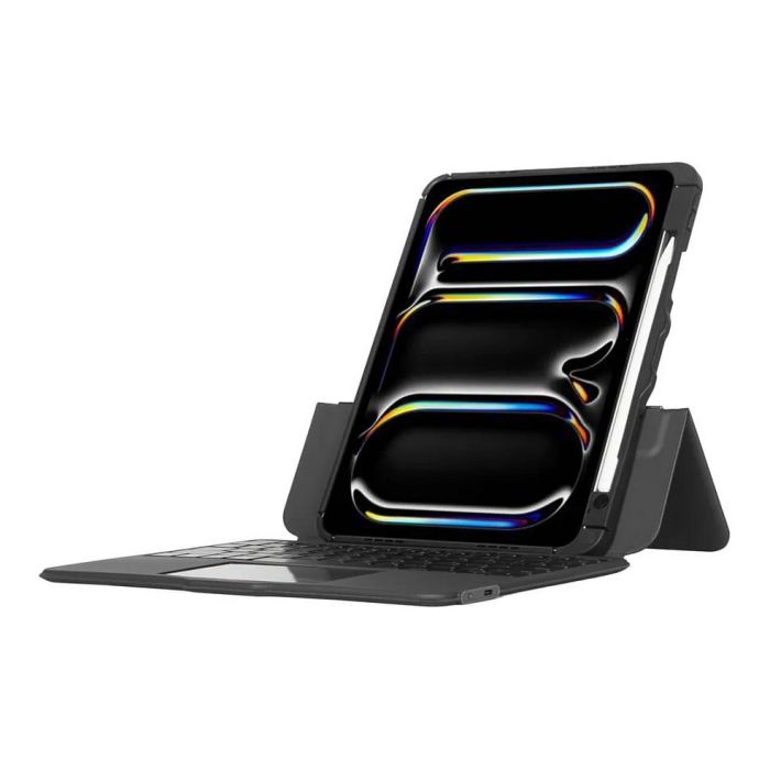 Targus Versavu - Teclado Inalámbrico Bluetooth 5.0 Retroiluminado Español para iPad (M4) 13" Negro