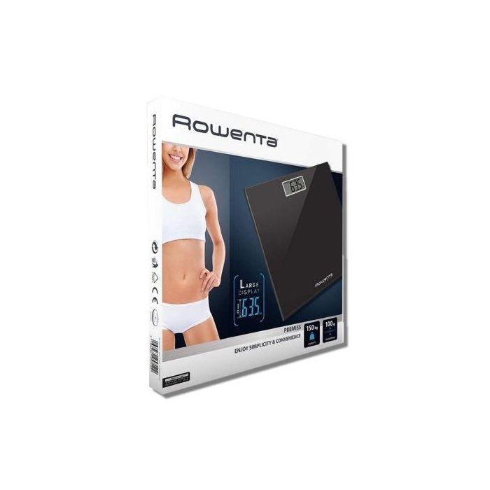 Báscula Digital de Baño Rowenta Premiss 150 Kg Negro