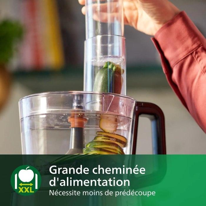 Philips HR7510 / 10 Procesador de Alimentos Compacto 800W Negro 2