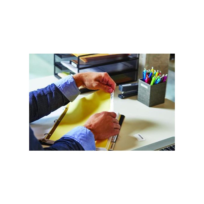 DYMO Etiqueta LW carpetas colgantes 50x12mm, 1 rollo etiquetas (220) Papel Blanco 1