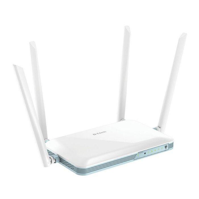 D-Link EAGLE PRO AI N300 4G Smart Router con Ranura SIM Libre, 150 Mbps 4G LTE, Wi-Fi N300, Internet Fijo/Móvil, Asistente AI Google/Alexa, WPA3 1