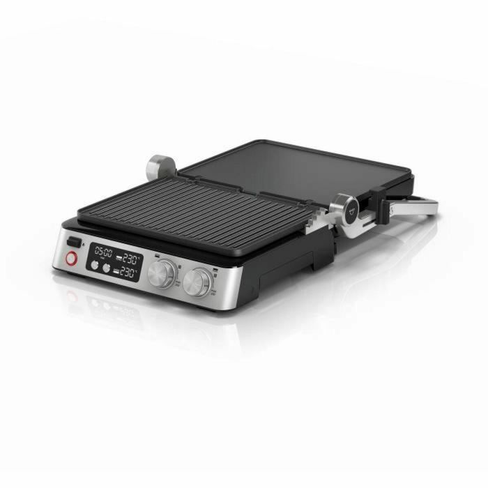 Braun BRA1697703395607 Parrilla multifunción Multi Grill 7, 2000 W, 3 posiciones de calentamiento, Negro/Acero 3