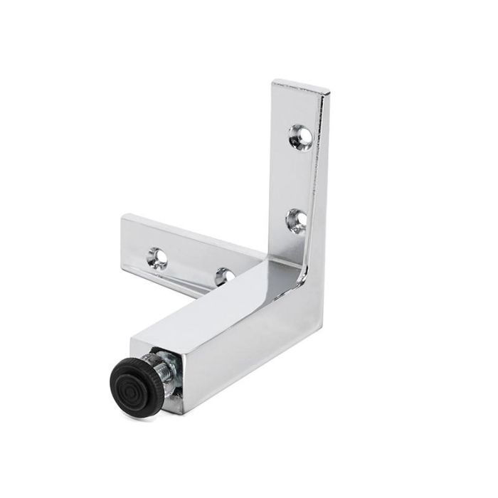 MAFOS Pata Metálica Zamak Quadro Acabado Cromo Brillo Altura H90 2