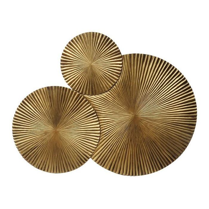 Decoracion Pared Glam DKD Home Decor Dorado 2 x 81 x 107 cm
