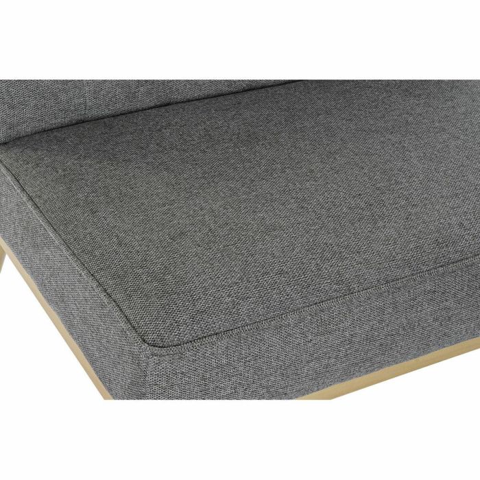 DKD Home Decor Sillón Urban Desmontable Bicolor Gris Oscuro Marrón de Lino y Abeto, Ancho 80 x Largo 66 x Alto 72 cm, Altura asiento 45 cm 5 DKD Home Decor Sillón Urban Desmontable Bicolor Gris Oscuro Marrón de Lino y Abeto, Ancho 80 x Largo 66 x Alto 72 cm, Altura asiento 45 cm 5