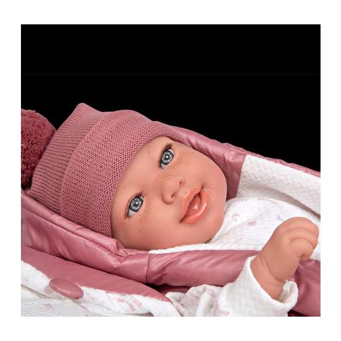 Muñeca elegance 45 cm adi rosa c/mochila (muñeco de peso) 4