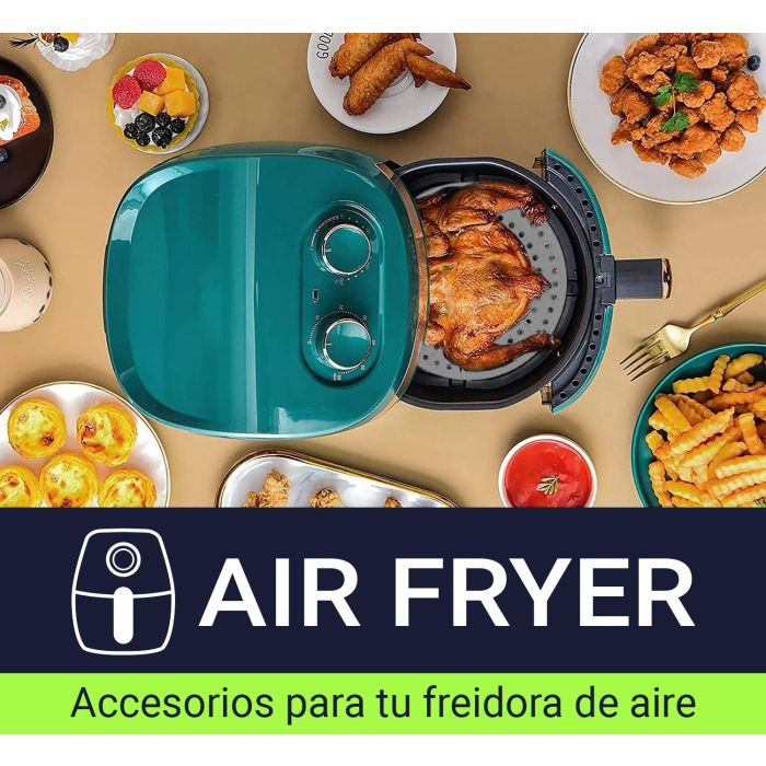 Base de silicona para Air Fryer roja 19.5 cm Quttin - Inde (24 Unidades) 2 Base de silicona para Air Fryer roja 19.5 cm Quttin - Inde (24 Unidades) 2