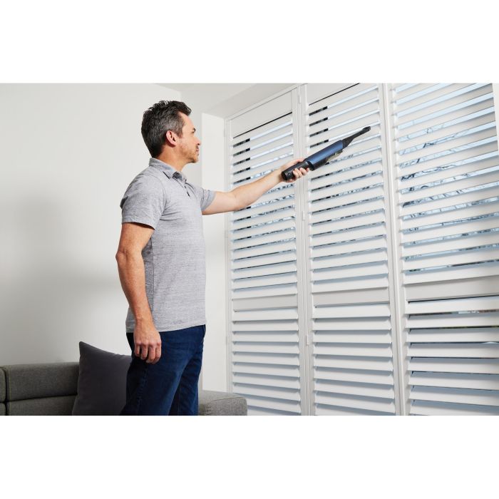 Shark Aspirador de mano WV270EU, Secar, HEPA, Sin bolsa, Azul, Batería, 15 min 5