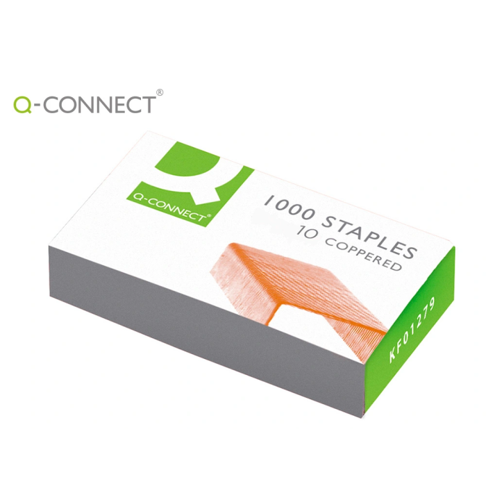 Q-connect Grapas nº10 Galvanizadas Caja de 1000 Unidades 3