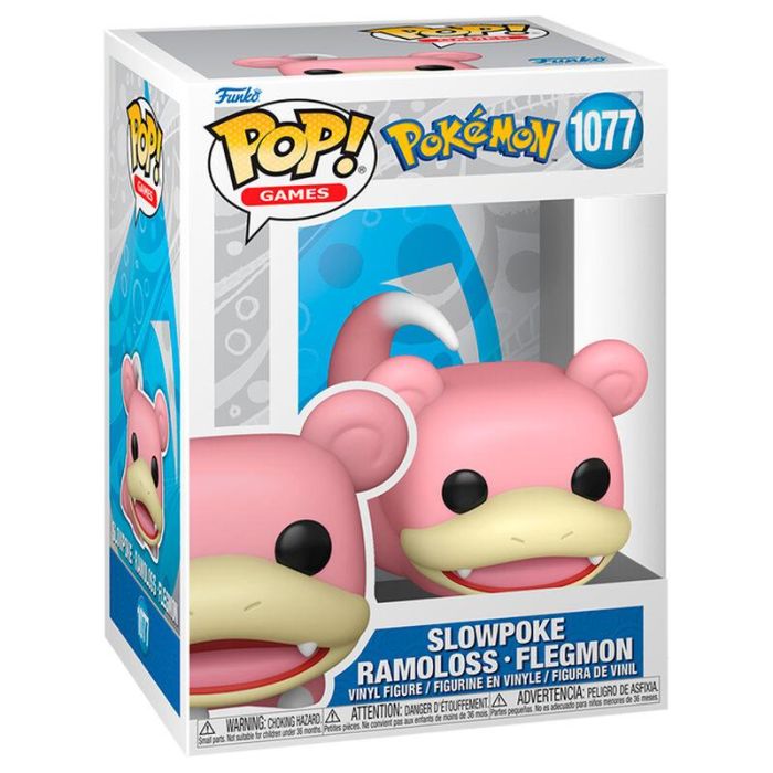 Figura POP Pokemon Slowpoke - Ramoloss - Flegmon 1 Figura POP Pokemon Slowpoke - Ramoloss - Flegmon 1