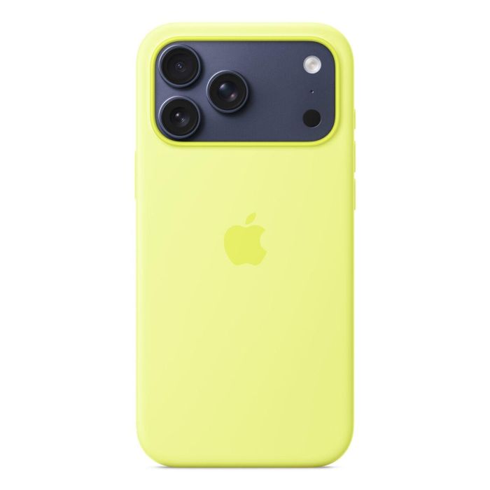 Apple iPhone 17 Pro Max Funda Silicona MagSafe Amarillo Neón MGFM4ZMA 5