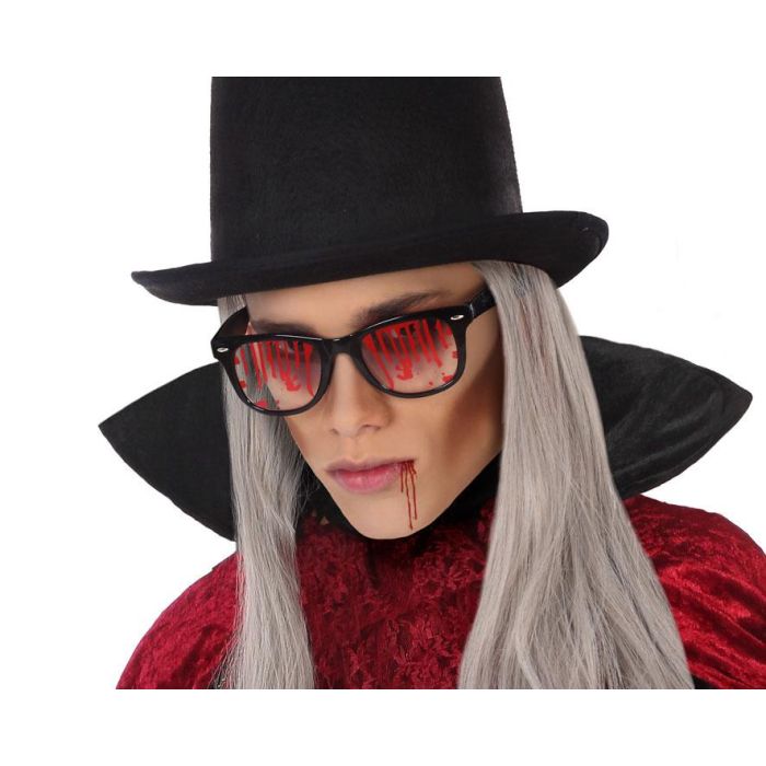 Gafas Halloween Sangriento Rojo Hombre Adulto