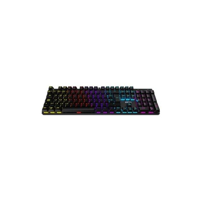 KROM Kasic Teclado Mecánico Gaming USB Alámbrico QWERTY Inglés, Retroiluminación LED RGB, Negro, Formato Completo 105 Teclas 1 KROM Kasic Teclado Mecánico Gaming USB Alámbrico QWERTY Inglés, Retroiluminación LED RGB, Negro, Formato Completo 105 Teclas 1