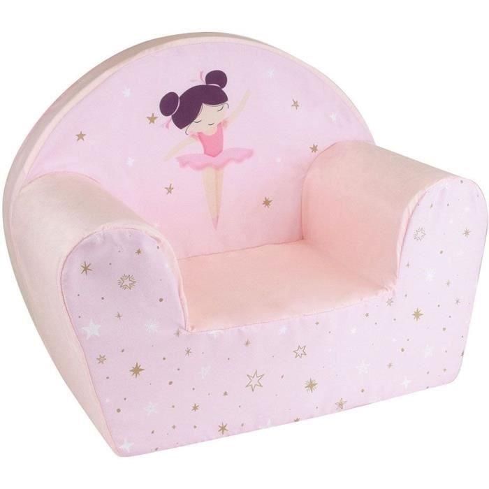 Fun House Dancer Ballerina Club Sillón de espuma para niños, 52x33x42 cm, funda lavable, Origen Francia Garantizado. 1 Fun House Dancer Ballerina Club Sillón de espuma para niños, 52x33x42 cm, funda lavable, Origen Francia Garantizado. 1