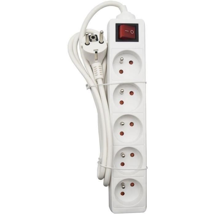 Unidad doméstica - GAO - 6 enchufes - Con interruptor, cable de 1,4 m, protección infantil 2 Unidad doméstica - GAO - 6 enchufes - Con interruptor, cable de 1,4 m, protección infantil 2
