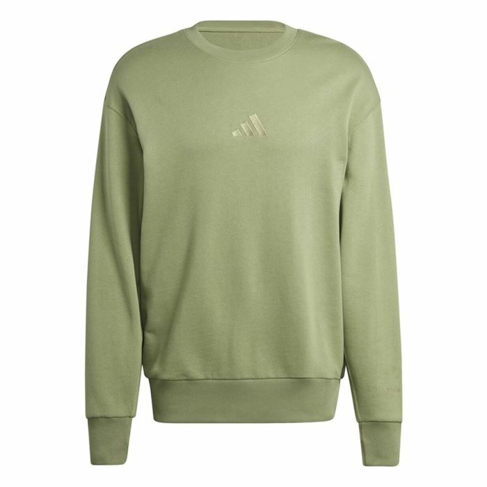 Sudadera sin Capucha Hombre Adidas All Szn French Terry Crew Verde L 0 Sudadera sin Capucha Hombre Adidas All Szn French Terry Crew Verde L 0
