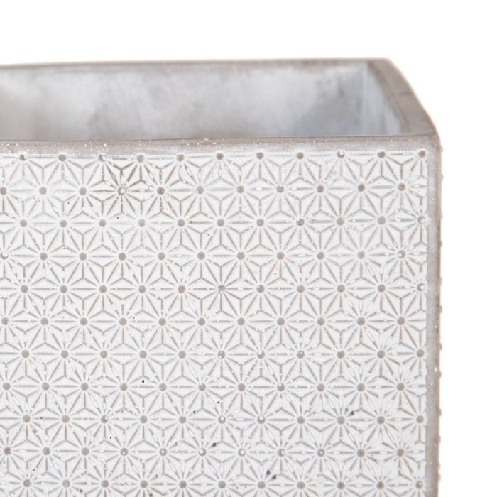 Macetero Cemento Decoración 15 X 15 X 15 cm