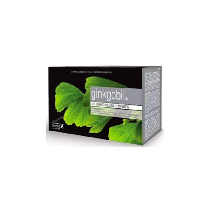 DIETMED Ginkgobil 20 Ampollas para la Circulación Cerebral y Memoria con Ginkgo Biloba
