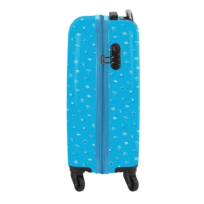 SAFTA 612376851 Maleta de Viaje de Cabina Tipo Trolley con Ruedas, 20 Pulgadas, Infantil, Licencia Superthings Rescue Force 2