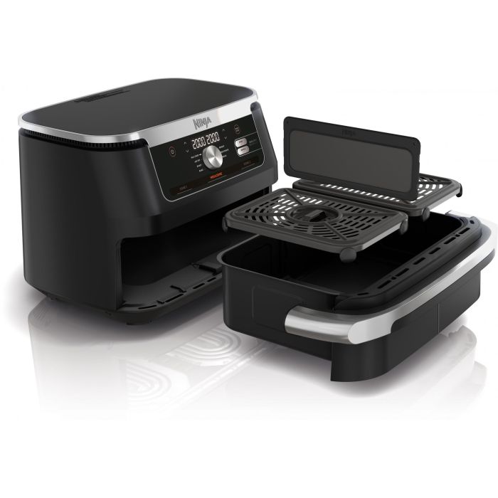 Ninja AF500EU Foodi FlexDrawer Freidora de Aire Caliente 10.4L Doble Zona 8 Personas Hornea Asa Deshidrata 8 Ninja AF500EU Foodi FlexDrawer Freidora de Aire Caliente 10.4L Doble Zona 8 Personas Hornea Asa Deshidrata 8
