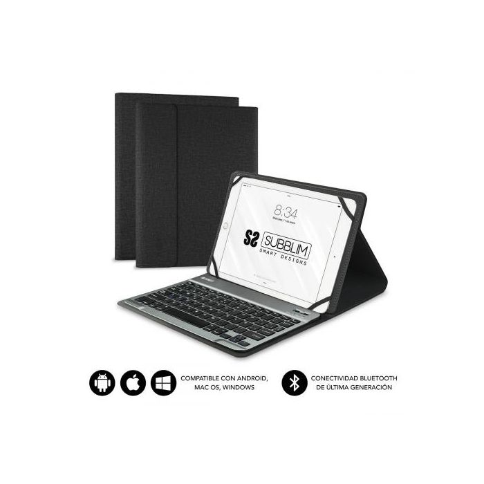 SUBBLIM Funda Tablet KEYTAB PRO BLUETOOTH 10,1" Black SUBBLIM Funda Tablet KEYTAB PRO BLUETOOTH 10,1" Black