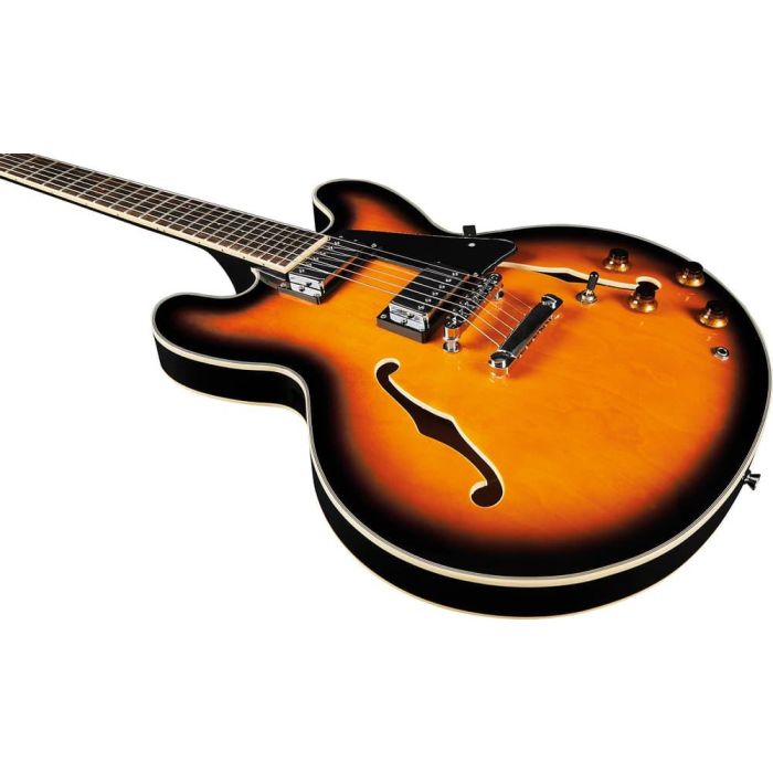 Guitarra Eléctrica Eko Hollowbody Double Cut - Sunburst Eko 3