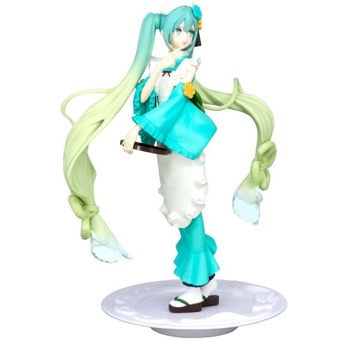 FURYU Figura Hatsune Miku Matcha Green Tea Parfait Mint 21cm