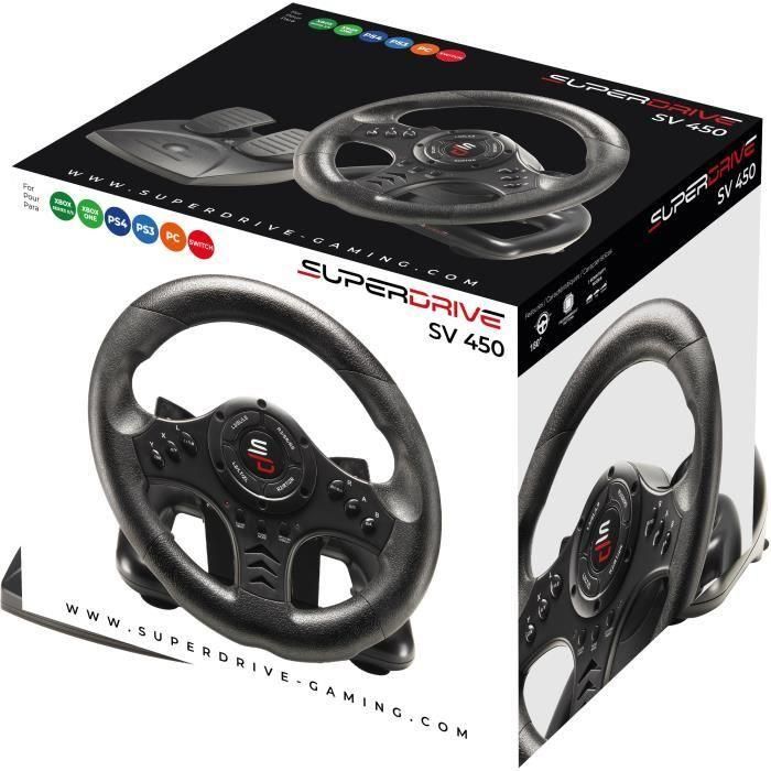 SUBSONIC - SV450 - Volante de carreras - Compatible con Xbox Series, Switch, PS4, Xbox One, PC (programable) 2 SUBSONIC - SV450 - Volante de carreras - Compatible con Xbox Series, Switch, PS4, Xbox One, PC (programable) 2